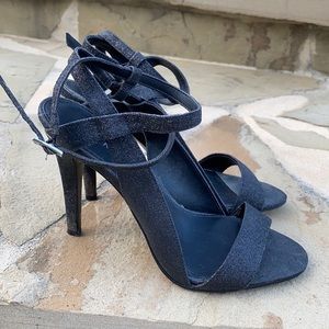 Calvin Klein Black Sparkle Heels